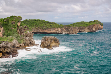 Obraz premium cliffs of Jungwok, Indonesia