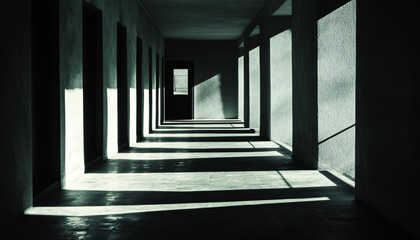 Obraz premium Minimalist and unique interior design in the house