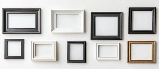 Picture Frames And Holders For Lifestyle On A White Background