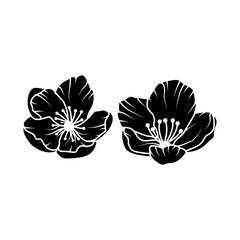 illustration of a flower icon