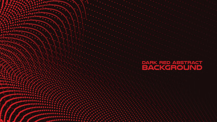 Dark Red Halftone Abstract Background for Backdrop or Presentation