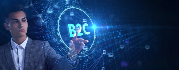 B2C Business to customer marketing strategy.