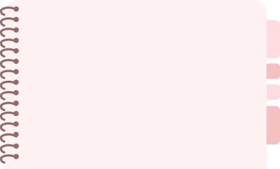 Blank Notebook Illustration