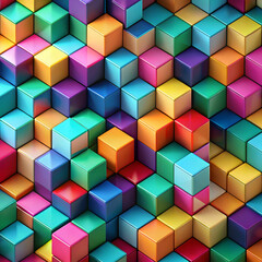 Obraz premium 3d-cubes-background-