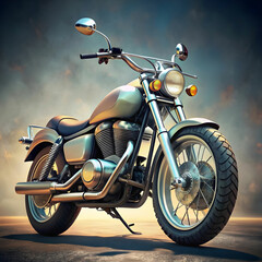 Naklejka premium image showcasing a motorcycle