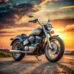Obraz premium image showcasing a motorcycle