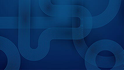 Abstract Blue Geometric Lines on Dark Background. Dynamic abstract design blue linear geometric patterns on a dark backdrop. Ideal for technology backgrounds, digital art, and modern design concepts