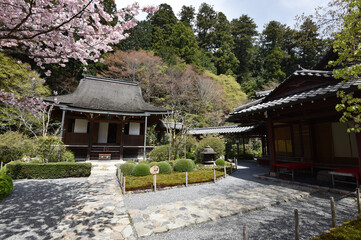 寂光院　本堂と書院　京都市左京区大原