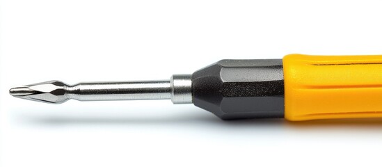 Screwdriver Completely Isolated On White Background