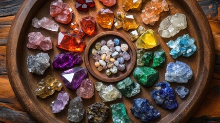 Chakra crystal grid therapy for wellness incorporating rituals with gemstones and aromatherapy for healing and meditation