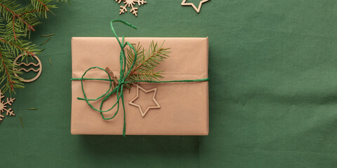 Christmas zero waste eco-friendly natural present packaging