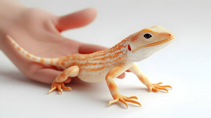 3D Plain Background Glossy Image Senior Couple Dog Stationary Shot Smiling Joyful Companionship Ample Copy Space Advertising Healthcare Lifestyle