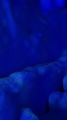 Fototapeta premium Deep blue abstract texture with soft shadows and subtle light effects