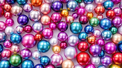Assorted marbles in different sizes and colors on a clean, white background, assorted, marbles