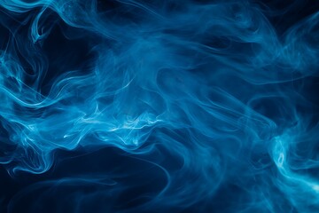 Fototapeta premium Abstract Blue Smoke