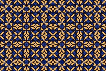 Classic Vintage Batik Seamless Pattern