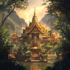 temple si sanphet royal palace city