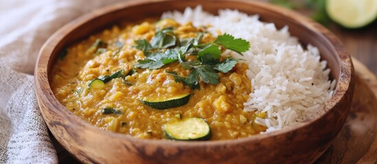 Dal With Zucchini Rice