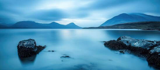 Sea Coast In A Long Exposure Shot