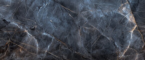 Abstract dark marble texture with intricate veins and rich patterns, perfect for backgrounds and design inspiration.