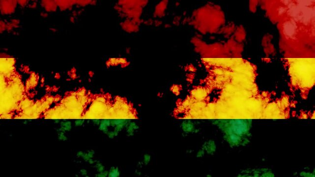 BOLIVIA NATIONAL FLAG BACKGROUND ANIMATION