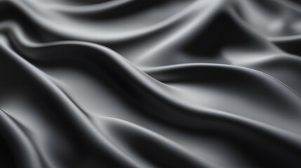 Obraz premium Background, matte-gray surface in the form of a wave, a neutral gray shade with a fine texture, soft diffused lighting
