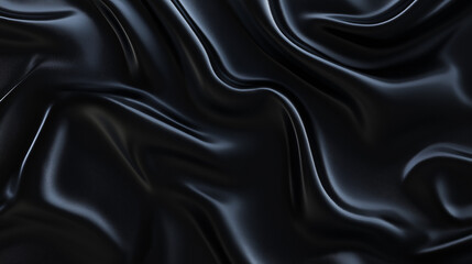 Obraz premium Background, matte black surface in the form of a wave, a neutral dark shade with a fine texture