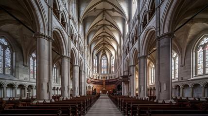 Fototapeta premium Aerial View of Westminster Abbey and Surroundings