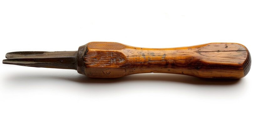 Chisel Of Carpenter Tool Isolated On White Background