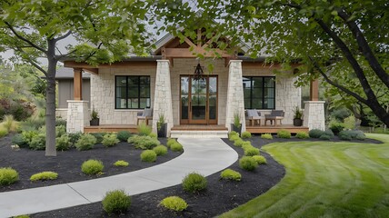 house in the village