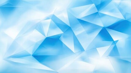 Obraz premium Light Blue Polygonal Shapes and Triangles Background