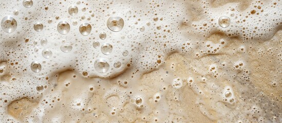Sand And White Bubbles Use As Background Image Well