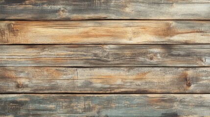 Obraz premium Rustic wooden texture with a panoramic view of weathered wood grain