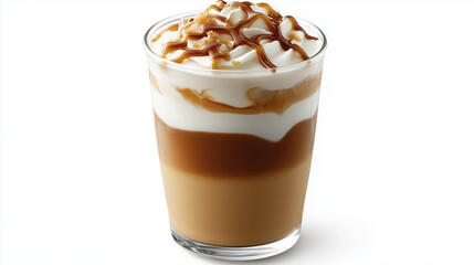 Salted Caramel Iced Latte Delight 