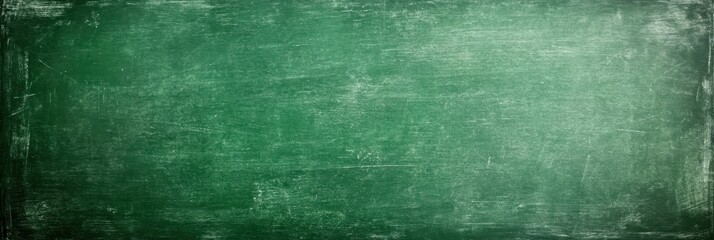 Fototapeta premium Green Chalkboard Texture for School Environments