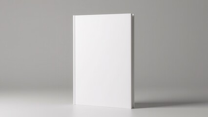 A realistic glossy book cover mockup with a hardback book placed on a flat surface, showcasing the subtle details and textures that make it ideal for promotional visuals.