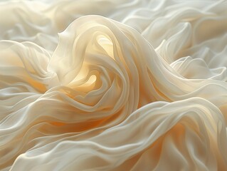 Creamy Silk Fabric Texture: Elegant and Flowing