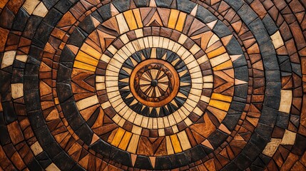 Vibrant Sun Mandala design featuring intricate patterns and warm colors that radiate energy and positivity. This stunning artwork captures the essence of harmony and balance, 