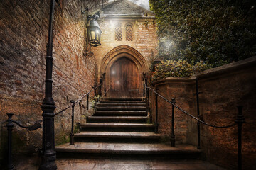 old stone stairs
