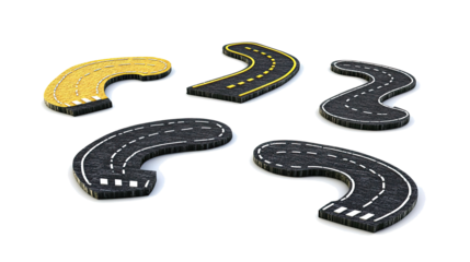 Collection of Twisty Roads for Creative Design and Play Generative AI
