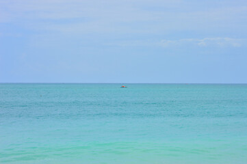 Gradient of the sky and sea water 