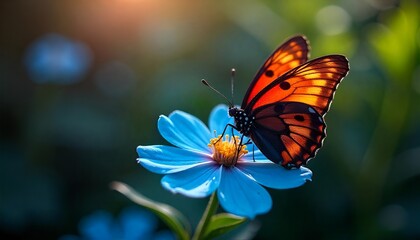 Obraz premium Close-up shot of butterfly 