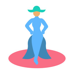 Fototapeta premium Fashion Show Icon