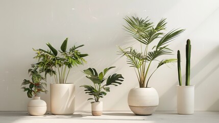 Obraz premium Elegant and clean plant decor