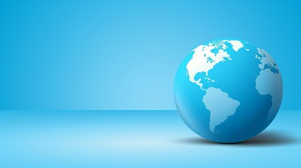 Digital world globe  concept of global network, high speed data transfer, and cyber technology