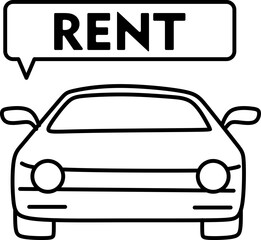 Car Rent Icon