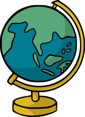 Vector Illustration of Globe
