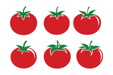 Tomato vector bundle  illustration, Tomato silhouette vector bundle