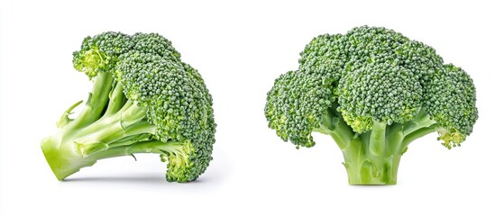Broccoli Vegetable Isolated On A White Background