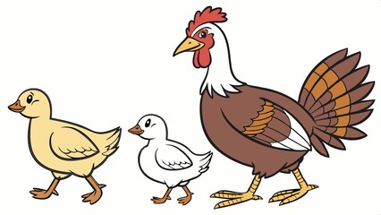 Bird Family Animal Set